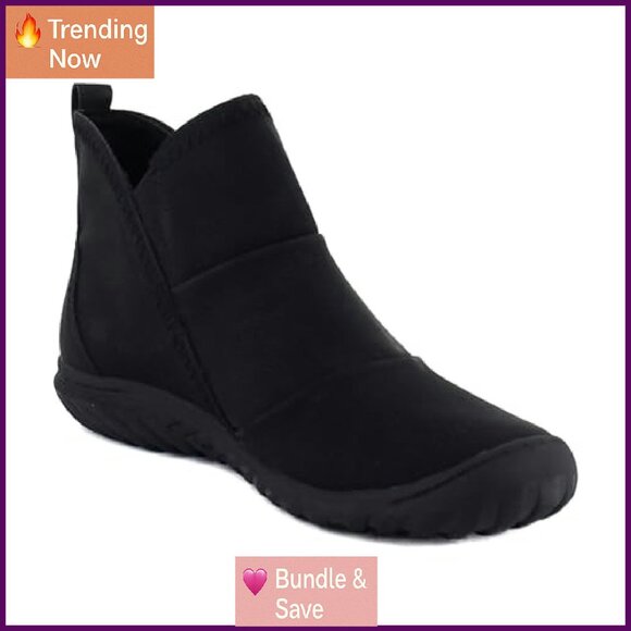Water Resistant Ankle Boots Memory Foam All Terrain Traction - Picture 8 of 8